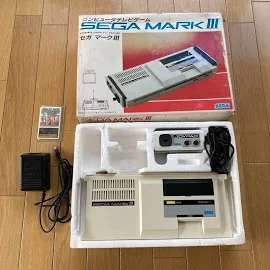 Sega Sega Mark Iii Console With Game Soft Very Good Cond Japan Free