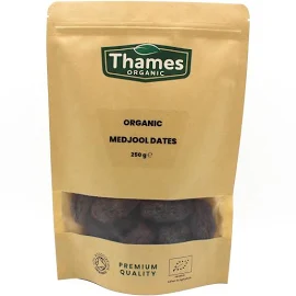 Organic Medjool Dates 250g - Whole and Juicy Dates, No 250 G (Pack of 1)