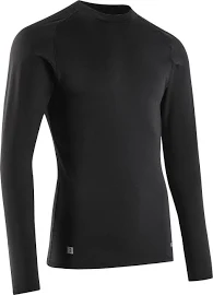 Kipsta Adult Long-sleeved Thermal Football Base Layer Top Keepcomfort 100 - Black