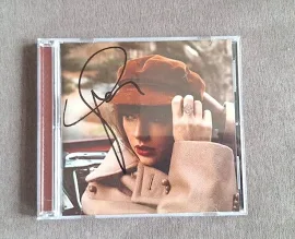 Signed Red (taylors Version) By Taylor Swift (cd, 2021)