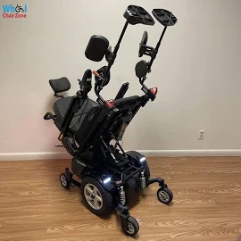 Merits Vision Ultra (p325) Power Wheelchair With Power Tilt. Lights