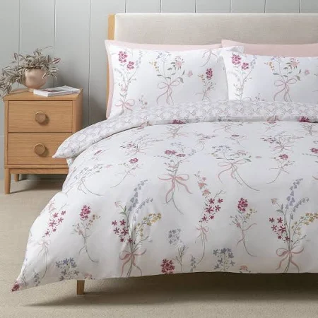 Argos Home Botanical Bows Bedding Set