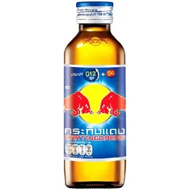 Krating Daeng (Thai Red Bull) - Glass Bottle