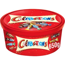 Celebrations Chocolate Tub 650 G