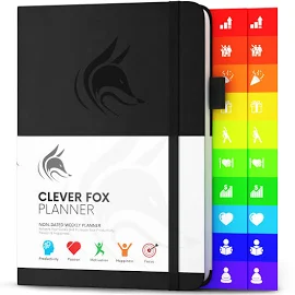 Clever Fox Planner - Weekly & Monthly Planner To Increase Productivity, Time