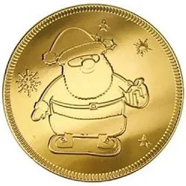 Bon Bons 12.5cm Gold Santa Coin 90g