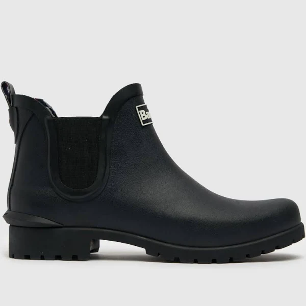 Barbour Wilton Black Boots, Size 5, Women's Stylish Footwear for Countryside Adventures