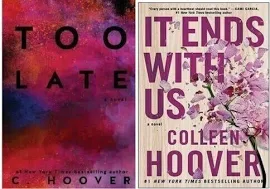 It Ends With Us + Too Late Colleen Hoover 2 Books In Set (english