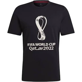 Adidas FIFA World Cup 2022 Graphic T-Shirt Mens - Black S