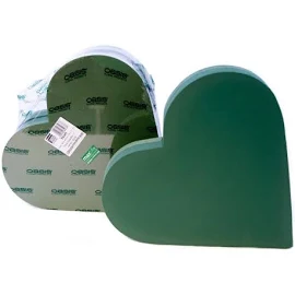 Solid Heart Oasis Floral Foam (2 Pack 18 Inch)