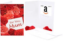 Amazon.co.uk Gift Card - in A Greeting Card - £500 (Gift For Mum)