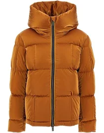 K-Way Brielin - Hooded Down Jacket Orange