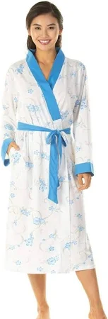 Women's Luxury Jersey Polycotton Long Dressing Gown