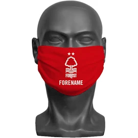 Official Personalised Nottingham Forest FC Crest Adult Face Mask