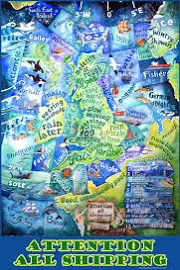 Shipping Forecast tea towel