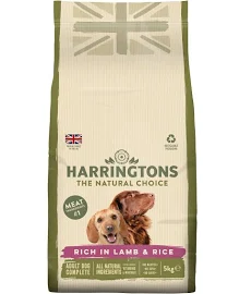 Harringtons Complete Lamb and Rice Dry Dog Food 5kg