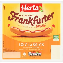 Herta 10 Frankfurters Hot Dogs