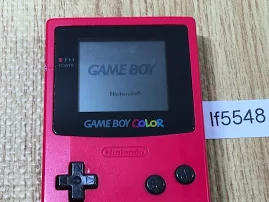 Lf5548 Gameboy Color Red Game Boy Console Japan