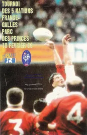 France V Wales Rugby Programmes 1961 To 2011 Good+ Condition Five &