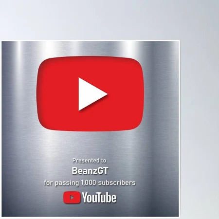 Youtube Play Button *Send Me A Message* Award Plaque With The Creator Streamer Follower For Your Youtube Channel *Please Contact Me First To Custom