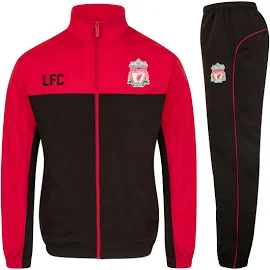Liverpool FC Official Football Gift Boys Jacket & Pants Tracksuit Set