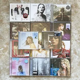 Taylor Swift 14 Album Package Including 1989 (taylor's Version) Album