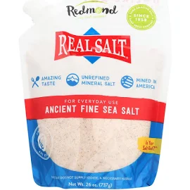 Redmond Real Salt Ancient Fine Sea Salt - 26 oz pouch
