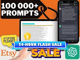 100K ChatGPT Prompts, Bonus ChatGPT Video Courses, Master Resell Rights, ChatGPT Etsy PLR, ChatGPT PLR Digital Products, PLR Bundle, Mrr Kit