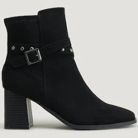 ET Vous Black Heeled Boots in Size 8