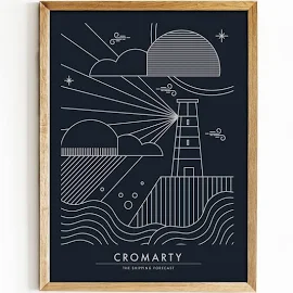 Cromarty Shipping Forecast Print