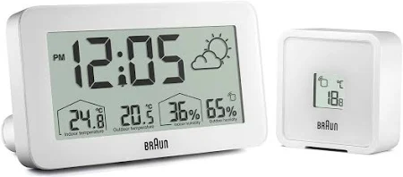 Braun Digital Weather Station Clock
