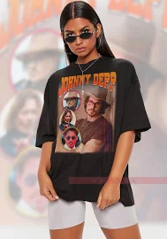 Justice Johnny Depp Vintage Shirt, Pirate Johnny Depp Homage Tshirt, Johnny Depp Tees, Johnny Depp Retro 90s Sweater, Johnny Depp Merch Gift