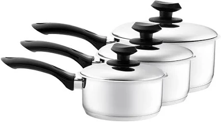 Pendeford Stainless Steel Collection Sauce Pan Set