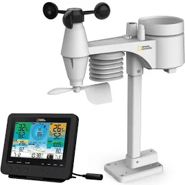 National Geographic Wi-Fi Colour Weather Station with 7-in-1 Sensor