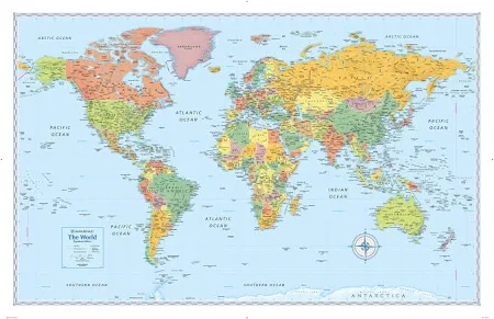 Rand McNally Signature Edition World Wall Maps