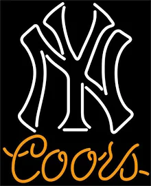 Coors MLB New York Yankees Neon Sign
