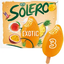 Solero Exotic Ice Cream 3 x 90 ml