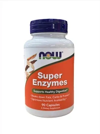 Now - Super Enzymes - 90 Capsules