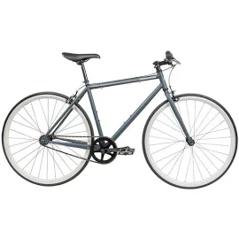 Mongoose Maurice 2022 Singlespeed Bike - Silver - Size: Large