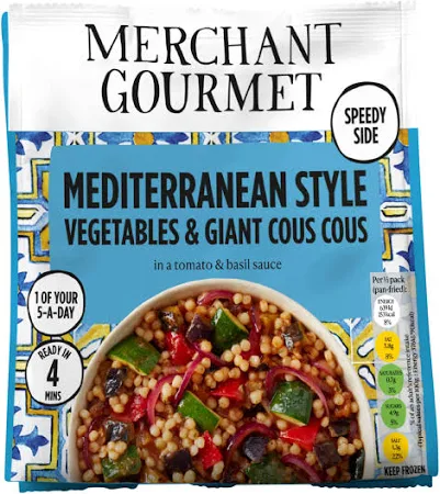 Merchant Gourmet Herby Mediterranean Style Vegetables & Giant Couscous 400g