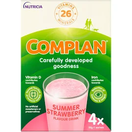 Complan Strawberry Flavour Drink 4 Sachets