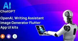 ChatGPT, OpenAI Writing Assistant & Image Generator Flutter App UI Kit