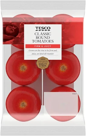 Tesco Classic Round Tomatoes 6 Pack