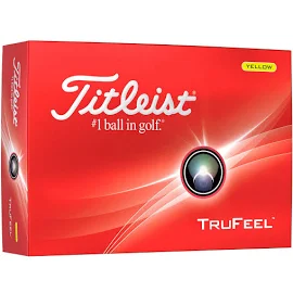 Titleist TruFeel 2024 Golf Balls Yellow