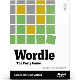 Hasbro Wordle The Party Game for 2-4 Players, Inspired by New York Times Wordle Game, W