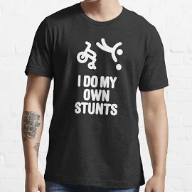 I Do My Own Stunts Funny Wheelchair Basketball Basketball Essential T-Shirt