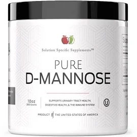 D-Mannose Powder - 10oz or 4oz Pure D-Mannose Treatment and Urinary Tract Flush