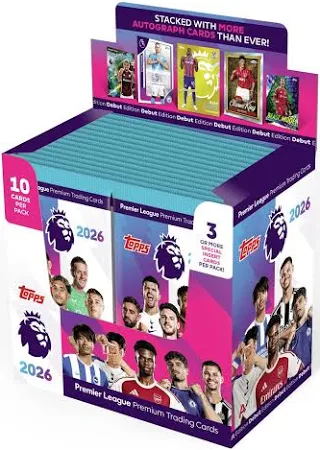 Topps Premier League 2026 Trading Card Packets