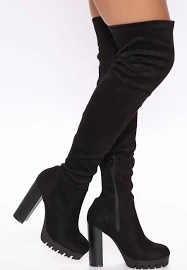 Women's Give You What You Need Boots in Black Size 8 | Fashion Nova