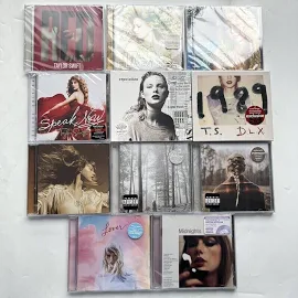 Taylor Swift 11 Album Packages Including 2022 Album Cd Midnight Box